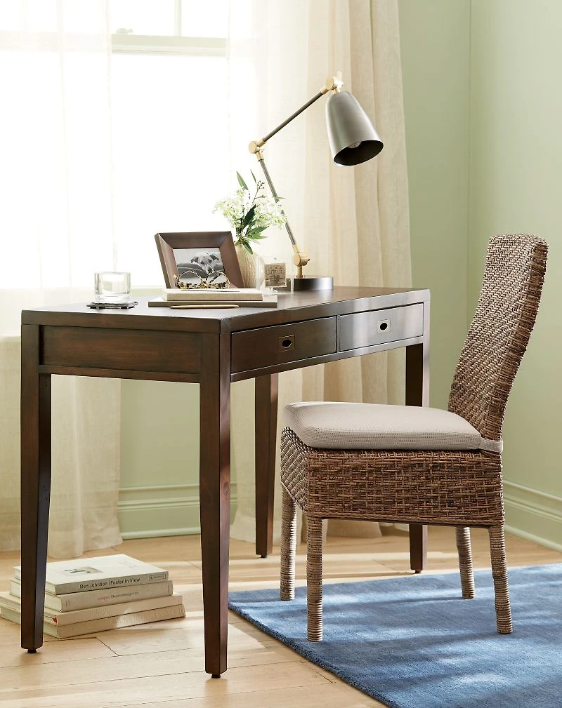 Morris 48" Chocolate Brown Writing Desk