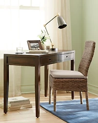 Morris 48" Chocolate Brown Writing Desk