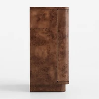 Mota 38" Dark Burl Wood Bar Cabinet