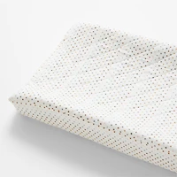 Stay Cool Multicolor Star Organic Cotton Baby Changing Pad Cover
