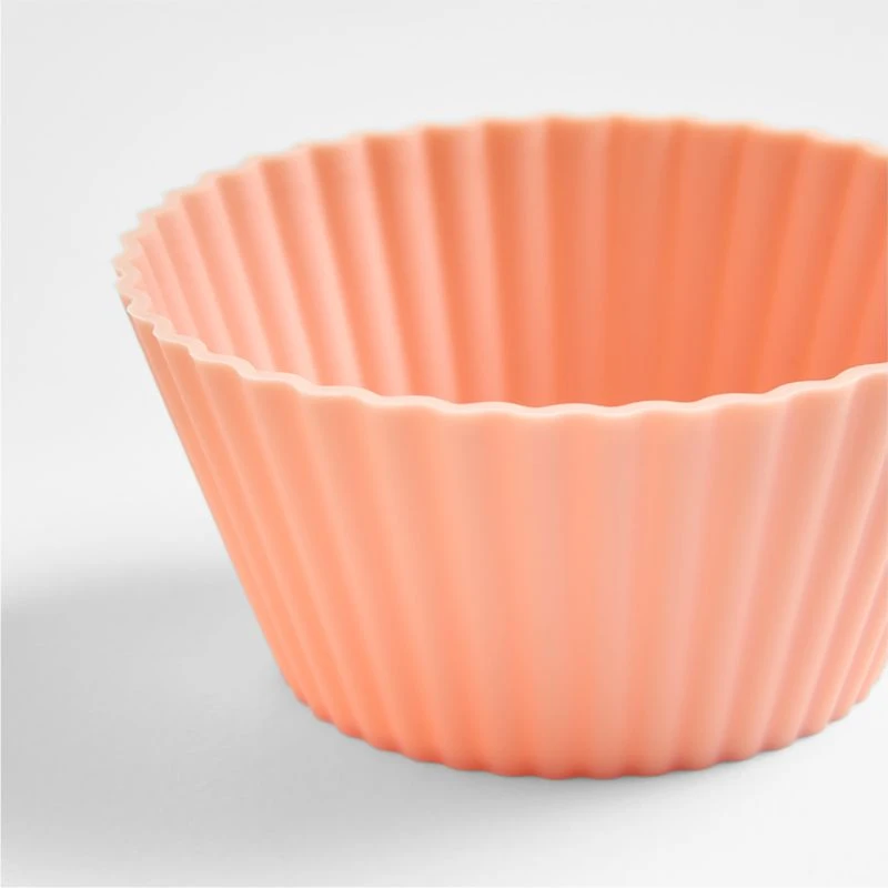 Multicolor Silicone Baking Cups, Set of 12