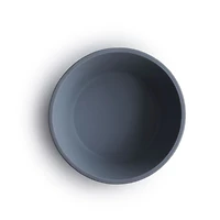 Mushie Blue Suction Silicone Bowl