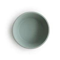 Mushie Green Suction Silicone Bowl