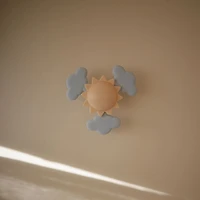 Mushie Yellow Sunshine Baby Suction Spinner Toy