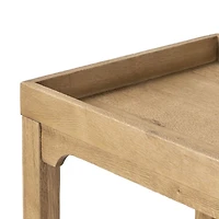 Myakka Natural Oak Wood Bar Cart