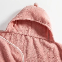 Nachi Organic Pink Hooded Kids Towel