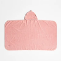 Nachi Organic Pink Hooded Kids Towel