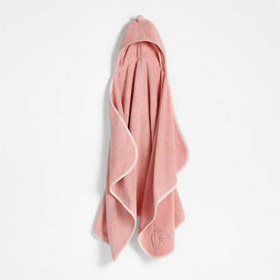 Nachi Organic Pink Hooded Kids Towel