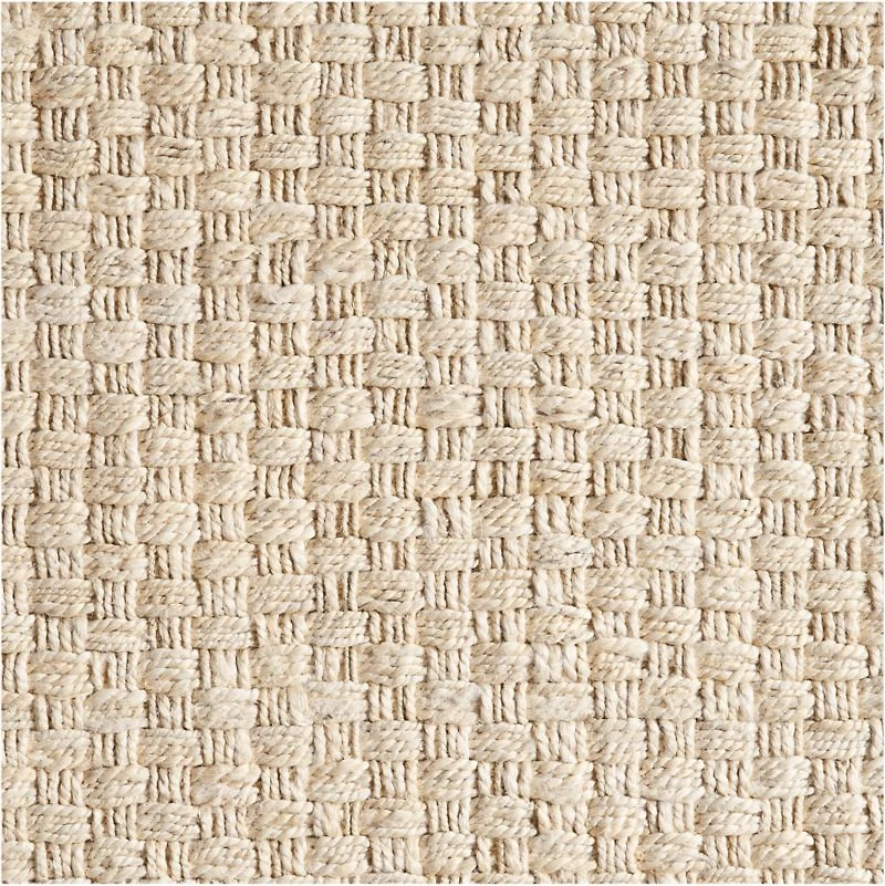 Nantucket Jute Ivory Handwoven Area Rug 6'x9'