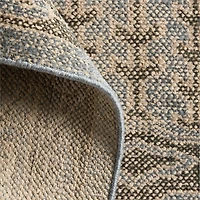 Naples Performance Traditional Blue Handknotted Area Rug 8'x10'