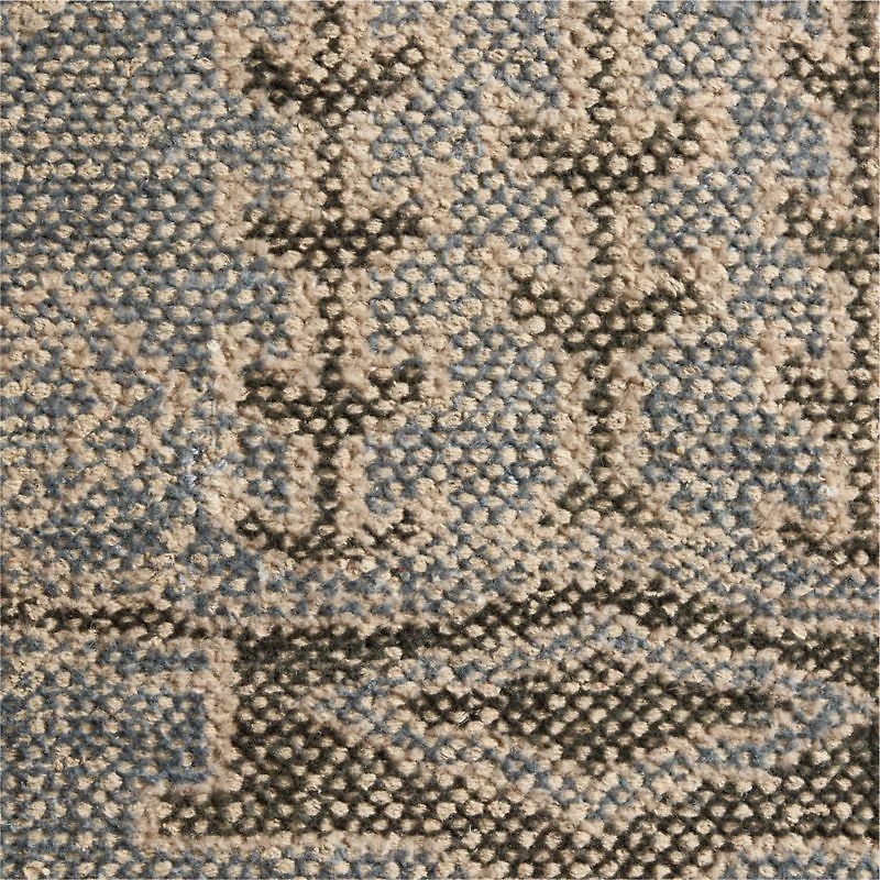 Naples Performance Traditional Blue Handknotted Area Rug 8'x10'