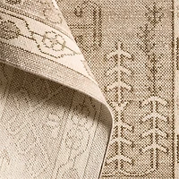 Naples Performance Traditional Ivory Handknotted Area Rug 8'x10'