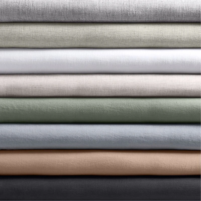 Aire Natural Hemp Shadow Sage Green King Duvet Cover
