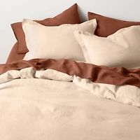 Aire Natural Hemp Elegant Pink Standard Bed Pillow Sham