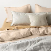 Aire Natural Hemp Elegant Pink Standard Bed Pillow Sham