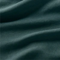 Aire Natural Hemp Sea Green Queen Bed Sheet Set