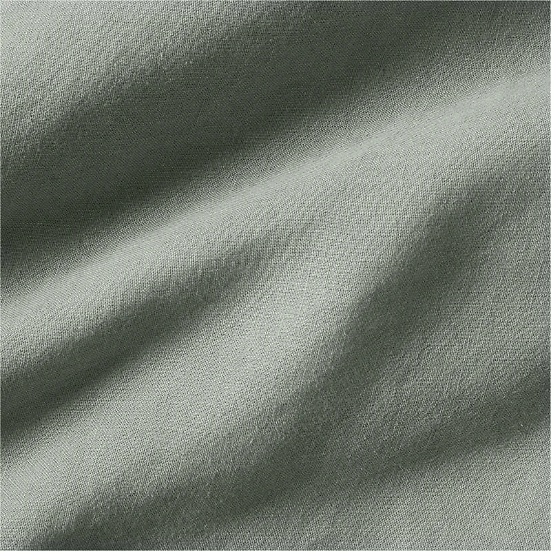 Aire Natural Hemp Shadow Sage Green King Duvet Cover