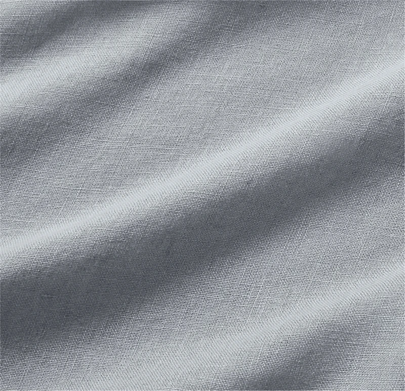 Aire Natural Hemp Smoke Blue King Pillowcases, Set of 2