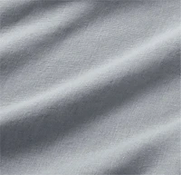 Aire Natural Hemp Smoke Blue King Pillowcases, Set of 2