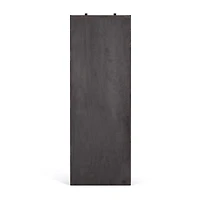 Natasha Dark Chocolate Pine Wood Bookcase with Ladder Set