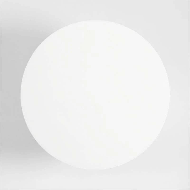 Nayarit 54" White Indoor/Outdoor Concrete Dining Table