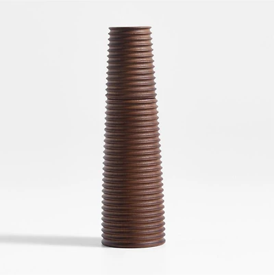 Ndwono Ne Ya Dark Acacia Wood Pepper Mill by Eric Adjepong