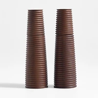 Ndwono Ne Ya Dark Acacia Wood Pepper Mill by Eric Adjepong