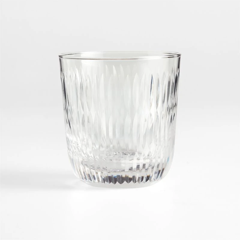 Niels 8-Oz. Etched Double Old-Fashioned Glass