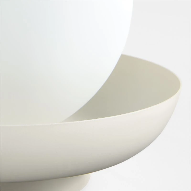 Nello White and Cream Metal Kids Table Lamp