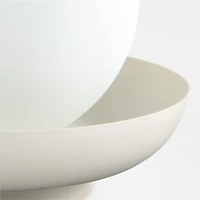 Nello White and Cream Metal Kids Table Lamp