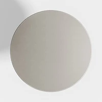 Nero 36" Round Concrete Dining Table with White Base