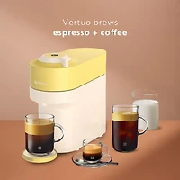 Nespresso ® Vertuo Pop+ Summer Limited Edition by De'Longhi ® in Pastel Yellow