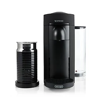 Nespresso ® by De'Longhi ® Matte Black VertuoPlus Coffee and Espresso Maker with Aeroccino Frother