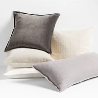 Bari 20"x20" White Swan Knitted Throw Pillow Cover