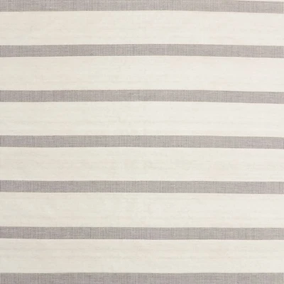 Newport Performance Wool-Blend Handwoven Iron Grey Area Rug 6'x9'