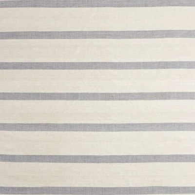 Newport Performance Wool-Blend Handwoven Navy Blue Area Rug 9'x12'