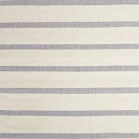 Newport Performance Wool-Blend Handwoven Navy Blue Area Rug 9'x12'