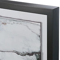 "Nimbus Dimensional" Framed Paper Abstract Wall Art Print 32.75"x42.75" by Norman Wyatt Jr.