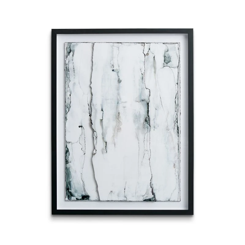 "Nimbus Dimensional" Framed Paper Abstract Wall Art Print 32.75"x42.75" by Norman Wyatt Jr.