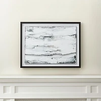 "Nimbus Dimensional" Framed Paper Abstract Wall Art Print 32.75"x42.75" by Norman Wyatt Jr.