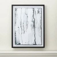 "Nimbus Dimensional" Framed Paper Abstract Wall Art Print 32.75"x42.75" by Norman Wyatt Jr.