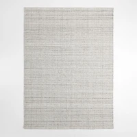 Niseko Performance Handwoven Silver Grey Area Rug 10'x14'