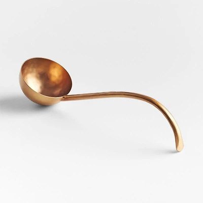 Nkwanta Hammered Brass Punch Bowl Ladle by Eric Adjepong
