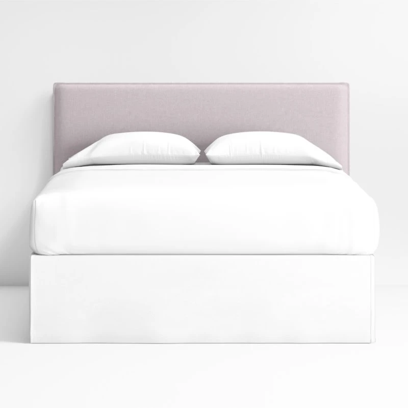 Noa Lilac Upholstered Flange Kids Full Headboard