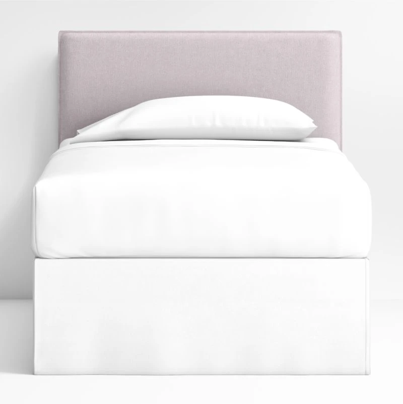 Noa Lilac Upholstered Flange Kids Twin Headboard