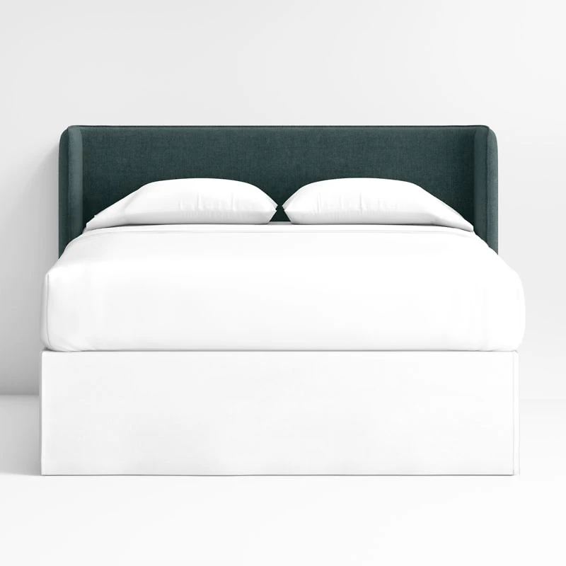 Noa Shelter Jungle Green Upholstered Kids Full Headboard