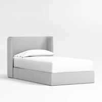 Noa Shelter Upholstered Kids Full Storage Bed