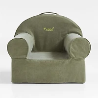 Large Cyprus Green Kids Lounge Nod Chair Cover