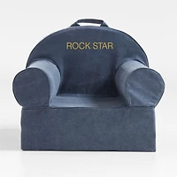 Large Dark Indigo Kids Lounge Nod Chair