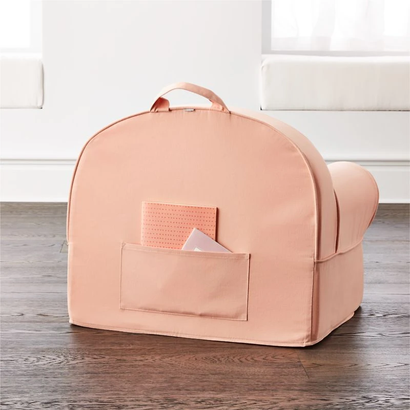 Large Pink Kids Lounge Nod Chair